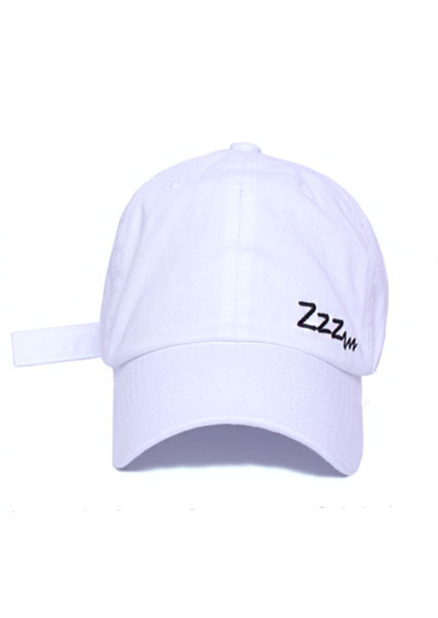 [unisex]ZZZ WHITE BALL CAP