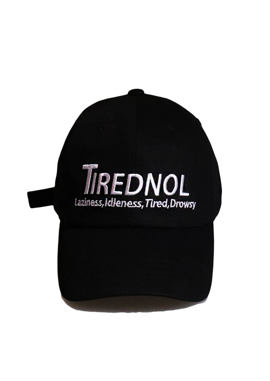 [unisex]TIREDNOL BLACK BALL CAP