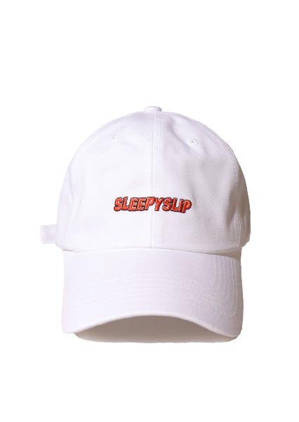 [unisex]STR SLEEPYSLIP WHITE BALL CAP