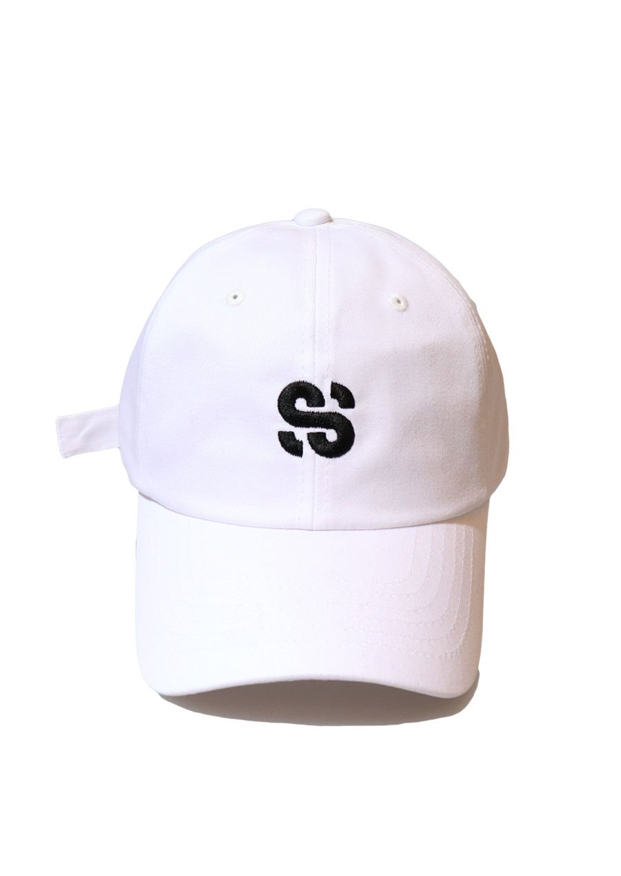 [unisex]SS LOGO WHITE BALL CAP