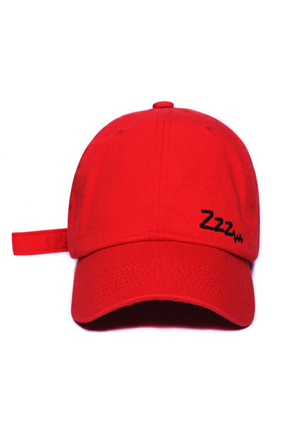 [unisex]ZZZ RED BALL CAP