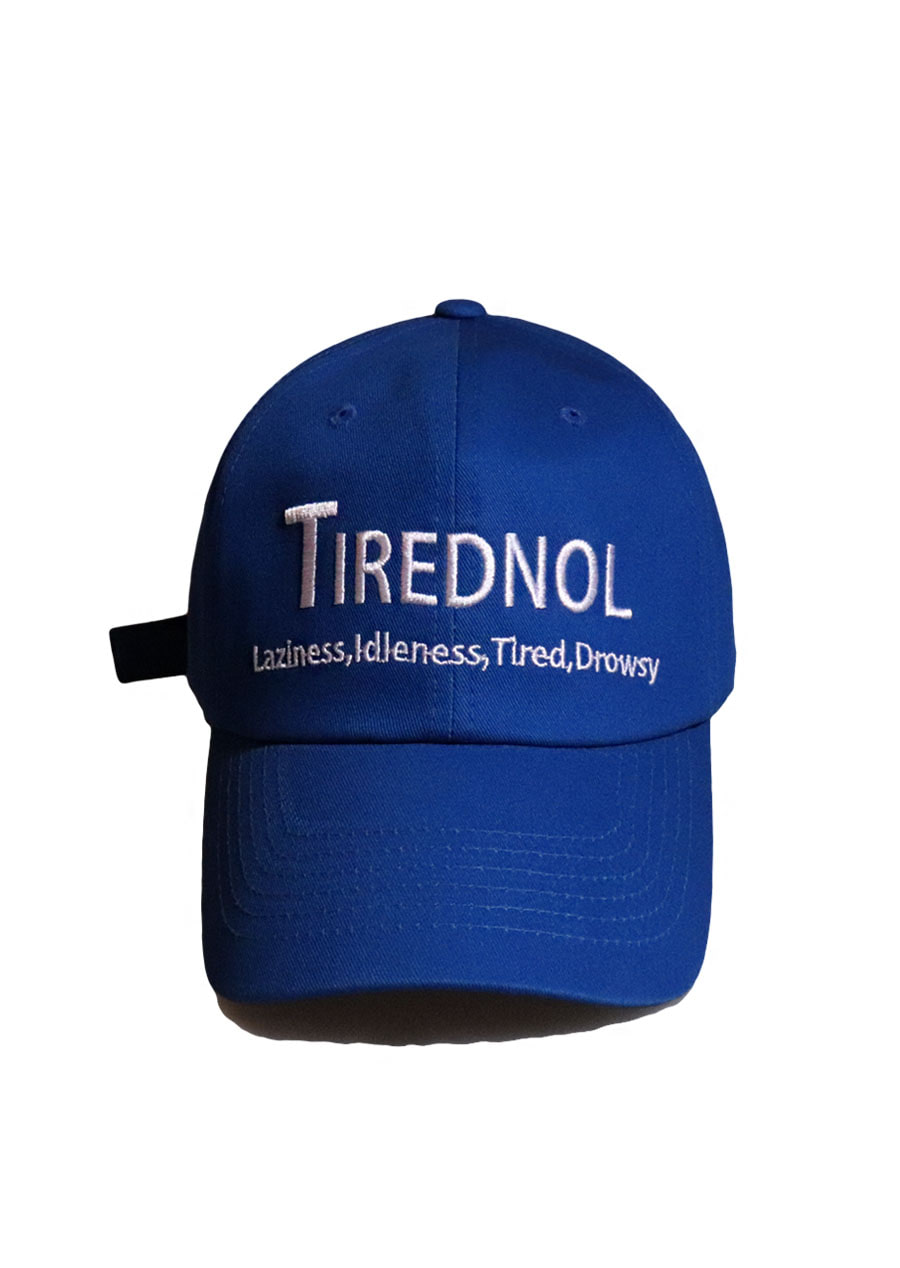 [unisex]TIREDNOL BLUE BALL CAP