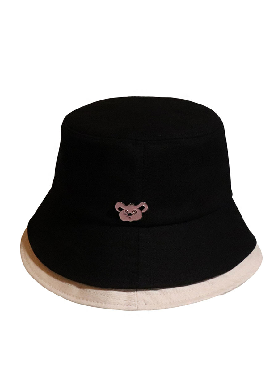 [unisex]KOALA BLACK/BEIGE BUCKET HAT