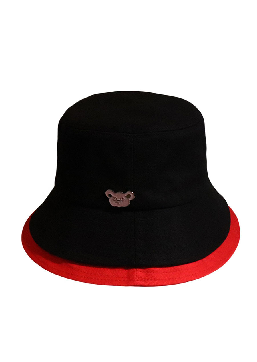 [unisex]KOALA BLACK/RED BUCKET HAT