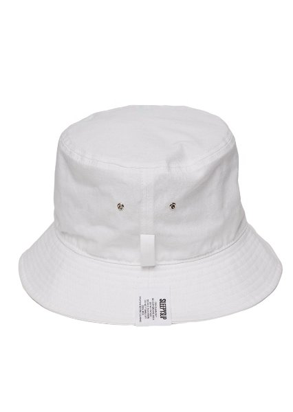 [unisex]EL COTTON WHITE BUCKET HAT