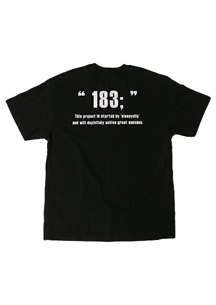 [unisex]183; PROJECT BLACK TEE