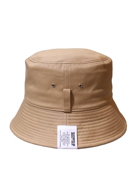 [unisex]EL COTTON BEIGE BUCKET HAT