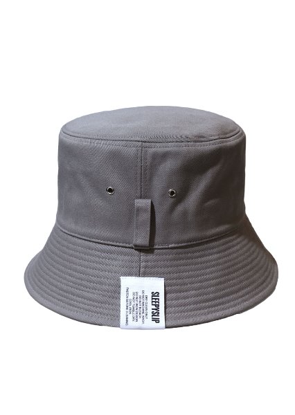 [unisex]EL COTTON GRAY BUCKET HAT