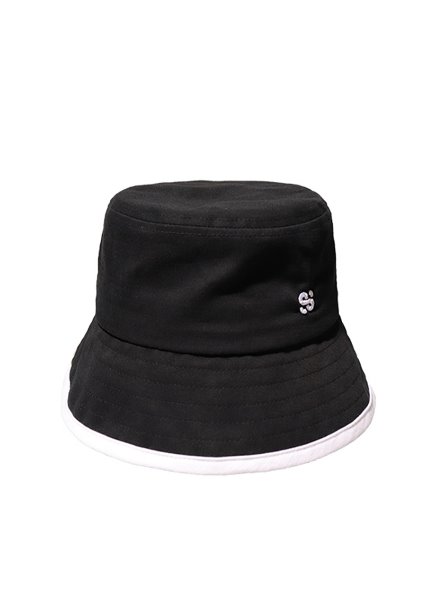 [unisex]PIGMENT TRIM BLACK BUCKET HAT