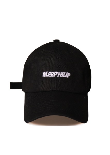 [unisex]STR SLEEPYSLIP BLACK BALL CAP