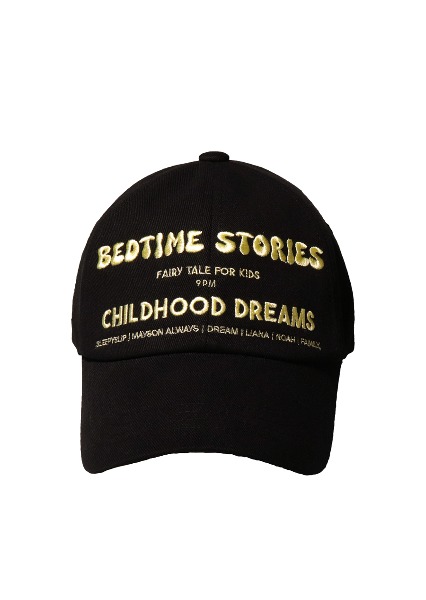 BEDTIME STORIES BLACK BALL CAP
